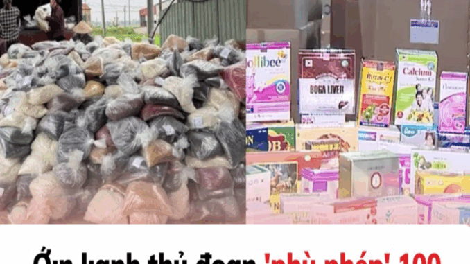 Thủ đoạn ‘phù phép’ 100 tấn thực phẩm chức năng giả thành ‘hàng Nhật’, ‘hàng Mỹ’