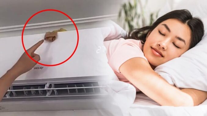 Đặt chiếc tất lên điều hòa tưởng điên rồ, hóa ra nhiều lợi ích không tưởng Đặt chiếc tất lên điều hòa tưởng điên rồ, hóa ra nhiều lợi ích không tưởng