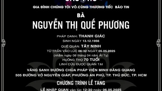 Nghệ sĩ Đại Nghĩa báo tin tang sự, nhiều người chia buồn Nghệ sĩ Đại Nghĩa báo tin tang sự, nhiều người chia buồn