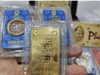 Giá vàng chiều nay (9-5): Giảm mạnh