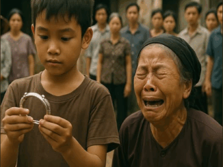 Bé trai 7 tuổi nhặt được chiếc lắc bạc cũ trong vườn, nhưng bà nội vừa nhìn thấy đã hét lên rồi ngất ngay tại chỗ