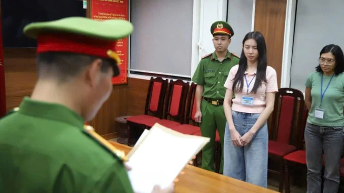 Hoa hậu Thùy Tiên bị khởi tố, bắt tạm giam Hoa hậu Thùy Tiên bị khởi tố, bắt tạm giam