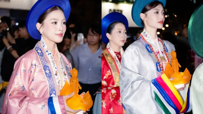 Hoa hậu Tiểu Vy bị tóm cận visual “tỷ lệ vàng”, Diệp Lâm Anh và dàn sao diện Việt phục đổ bộ sự kiện Hoa hậu Tiểu Vy bị tóm cận visual “tỷ lệ vàng”, Diệp Lâm Anh và dàn sao diện Việt phục đổ bộ sự kiện