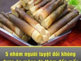 5 nhóm người tuyệt đối không được ăn măng dù thèm đến mấy kẻo hối không kịp