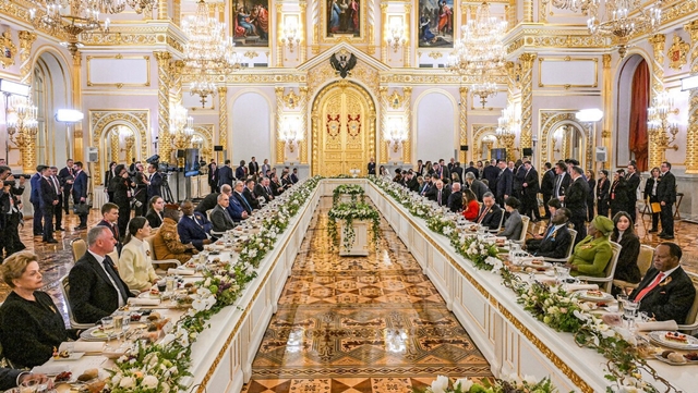 Thực đơn quốc yến Tổng thống Putin chiêu đãi các lãnh đạo quốc tế, nghe tên gọi đã thấy sang trọng Thực đơn quốc yến Tổng thống Putin chiêu đãi các lãnh đạo quốc tế, nghe tên gọi đã thấy sang trọng