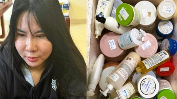 Người phụ nữ mua nguyên liệu 50.000 đồng/1 kg về ‘tự chế’ mỹ phẩm bán kiếm lời