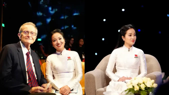 MC có màn ‘bắn’ tiếng Anh đối thoại với nhâ.n chứn.g lịch sử là ai? MC có màn ‘bắn’ tiếng Anh đối thoại với nhâ.n chứn.g lịch sử là ai?