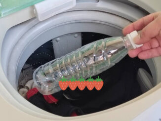 Bỏ 1 chai nhựa rỗng vào máy giặt, tôi công nhận người nghĩ ra mẹo này có IQ “đỉnh nóc”