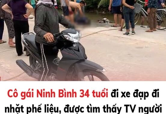 Xót xa cảnh người phụ nữ đi xe đạp r:ơi xuống sông t:ử v:ong ở Ninh Bình Xót xa cảnh người phụ nữ đi xe đạp r:ơi xuống sông t:ử v:ong ở Ninh Bình