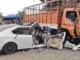 Ô tô mất lái đâm trực diện xe tải, 3 sinh viên tử vong tại chỗ