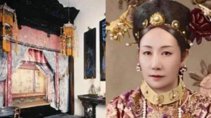 Giường ngủ Từ Hi Thái hậu bị người phương Tây khắc chữ, nôi dung quá sốc! Giường ngủ Từ Hi Thái hậu bị người phương Tây khắc chữ, nôi dung quá sốc!