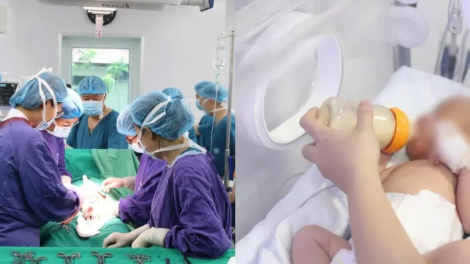 B.é tra.i sơ sinh ở Hà Nội tiên lượng nặng bật tiếng khóc đầu tiên, cả phòng mổ vỡ òa B.é tra.i sơ sinh ở Hà Nội tiên lượng nặng bật tiếng khóc đầu tiên, cả phòng mổ vỡ òa