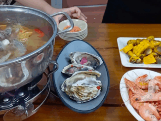 Trời ơi buffet hải sản của bà con đây, s:.ợ chưa