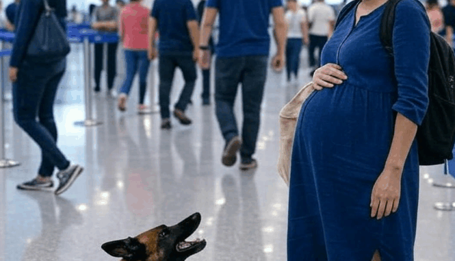 Cô gái mang thai bị chó nghiệp vụ sủa không ngừng, sau 30 phút sự thật khiến mọi người chết lặng Cô gái mang thai bị chó nghiệp vụ sủa không ngừng, sau 30 phút sự thật khiến mọi người chết lặng