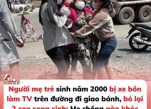 Người mẹ sinh năm 2000 bị xe bồn cán tử vong, bỏ lại 2 con song sinh: Hiện trường thương tâm ở Bình Dương