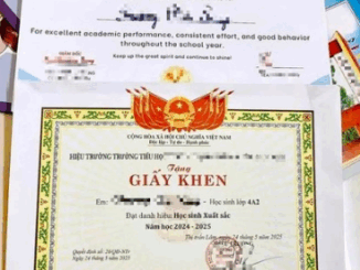 Nhiều phụ huynh “khoe” giấy khen của con, c ông a n ra cảnh báo