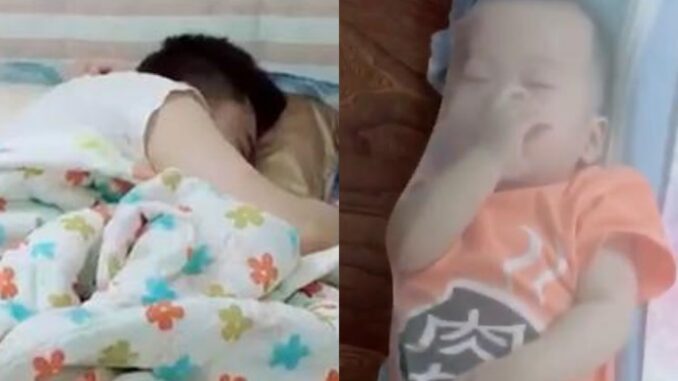 Giao con cho bố ru ngủ, mẹ linh cảm chẳng lành, vừa mở cửa phòng liền dở khóc dở cười Giao con cho bố ru ngủ, mẹ linh cảm chẳng lành, vừa mở cửa phòng liền dở khóc dở cười